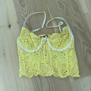 for love and lemons yellow top
